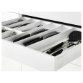 IKEA METOD МЕТОД / MAXIMERA МАКСИМЕРА Напольный шкаф с ящиками, белый / Bodbyn серый, 80x60 см 59913987 599.139.87