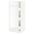 IKEA METOD МЕТОД / MAXIMERA МАКСИМЕРА Шкаф высокий с ящиками, белый / Ringhult белый, 60x60x140 см 79364747 793.647.47