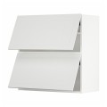 IKEA METOD МЕТОД Навесной горизонтальный шкаф / 2 двери, белый / Stensund белый, 80x80 см 69409256 | 694.092.56