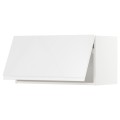 IKEA METOD МЕТОД Навесной горизонтальный шкаф, белый / Voxtorp глянцевый / белый, 80x40 см 39391880 | 393.918.80