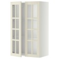 IKEA METOD МЕТОД Навесной шкаф, белый / Bodbyn кремовый, 60x100 см 49394982 493.949.82