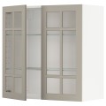 IKEA METOD МЕТОД Навесной шкаф, белый / Stensund бежевый, 80x80 см 89456794 | 894.567.94