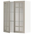 IKEA METOD МЕТОД Навесной шкаф, белый / Stensund бежевый, 80x100 см 09465523 | 094.655.23