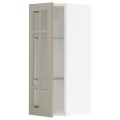 IKEA METOD МЕТОД Навесной шкаф, белый / Stensund бежевый, 30x80 см 19468106 | 194.681.06