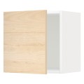 IKEA METOD МЕТОД Настенный шкаф, белый / Askersund узор светлый ясень, 40x40 см 99462370 | 994.623.70