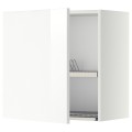 IKEA METOD МЕТОД Навесной шкаф с сушилкой, белый / Ringhult белый, 60x60 см 29464867 294.648.67