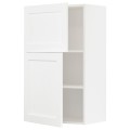 IKEA METOD МЕТОД Навесной шкаф с полками / 2 дверцы, белый Enköping / белый имитация дерева, 60x100 см 89473468 | 894.734.68