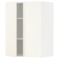 IKEA METOD МЕТОД Навесной шкаф с полками / 2 дверцы, белый / Vallstena белый 49507272 495.072.72
