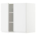 IKEA METOD МЕТОД Навесной шкаф с полками / 2 дверцы, белый / Voxtorp глянцевый / белый, 60x60 см 79469202 | 794.692.02