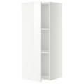 IKEA METOD МЕТОД Шкаф навесной с полками, белый / Ringhult белый, 40x100 см 69456182 | 694.561.82