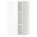 IKEA METOD МЕТОД Шкаф навесной с полками, белый / Ringhult белый, 40x80 см 29458395 294.583.95