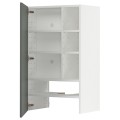 IKEA METOD МЕТОД Навесной шкаф с полкой / дверью, белый / Bodarp серо-зеленый 59504206 | 595.042.06