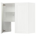 IKEA METOD МЕТОД Навесной шкаф с полкой / дверью, белый Enköping / белый имитация дерева 39504330 | 395.043.30