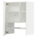 IKEA METOD МЕТОД Навесной шкаф с полкой / дверью, белый Enköping / белый имитация дерева 49504443 | 495.044.43
