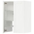 IKEA METOD МЕТОД Навесной шкаф с полкой / дверью, белый Enköping / белый имитация дерева 69504512 695.045.12