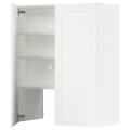 IKEA METOD МЕТОД Навесной шкаф с полкой / дверью, белый Enköping / белый имитация дерева 09504256 | 095.042.56