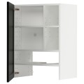 IKEA METOD МЕТОД Навесной шкаф с полкой / дверью, белый / Lerhyttan черная морилка 49504462 | 495.044.62