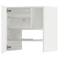 IKEA METOD МЕТОД Навесной шкаф с полкой / дверью, белый / Ringhult светло-серый 89505332 | 895.053.32
