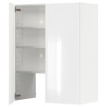 IKEA METOD МЕТОД Навесной шкаф с полкой / дверью, белый / Ringhult светло-серый 99504290 | 995.042.90
