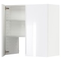 IKEA METOD МЕТОД Навесной шкаф с полкой / дверью, белый / Ringhult белый 79504352 | 795.043.52