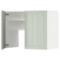 IKEA METOD МЕТОД Навесной шкаф с полкой / дверью, белый / Stensund светло-зеленый 79504408 | 795.044.08