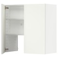 IKEA METOD МЕТОД Навесной шкаф с полкой / дверью, белый / Vallstena белый 29507305 | 295.073.05
