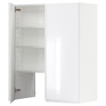 IKEA METOD МЕТОД Навесной шкаф с полкой / дверью, белый / Voxtorp глянцевый / белый 29504302 | 295.043.02