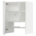 IKEA METOD МЕТОД Навесной шкаф с полкой / дверью, белый / Voxtorp глянцевый / белый 49504481 | 495.044.81