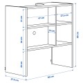 IKEA METOD МЕТОД Навесной шкаф для встроенной вытяжки, белый 70547643 705.476.43