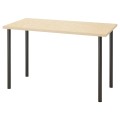 IKEA MITTCIRKEL / ADILS Письменный стол, яркий эффект сосны черный, 120x60 см 59508539 | 595.085.39