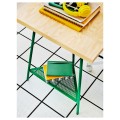 IKEA MITTCIRKEL / TILLSLAG Письменный стол, яркий сосновый/зеленый эффект, 140x60 см 39508757 395.087.57