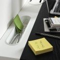 IKEA MITTZON письменный стол, ясеневый шпон черная морилка белый, 160x80 см 99529115 | 995.291.15