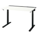 IKEA MITTZON письменный стол, белый / черный, 120x80 см 79526033 795.260.33