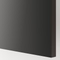 IKEA METOD МЕТОД / MAXIMERA МАКСИМЕРА Шкаф высокий с ящиками, черный / Nickebo матовый антрацит, 60x60x140 см 29498612 | 294.986.12