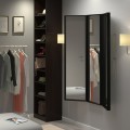 IKEA NISSEDAL НИССЕДАЛЬ Комбинация зеркал, черный, 130x150 см 19275301 192.753.01