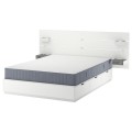 IKEA NORDLI Кровать с контейнером и матрасом, 160x200 см 39539631 395.396.31