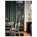 IKEA OMAR ОМАР Стеллаж с штангой для одежды, оцинкованный, 92х50х201 см 60530978 605.309.78