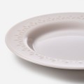 IKEA PARADISISK Тарелка десертная, кремовый, 20 см 00483461 004.834.61