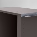 IKEA PAX ПАКС Дополнительный угловой модуль 4 полки, темно-серый, 53x35x236 см 20515116 | 205.151.16