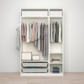IKEA PAX / ÅHEIM Комбинация шкафов, белый / зеркало, 150x60x236 см 69396174 | 693.961.74