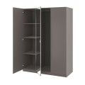 IKEA PAX / FORSAND/ÅHEIM Комбинация шкафов, темно-серый / зеркальный, 150x60x201 см 79429819 794.298.19