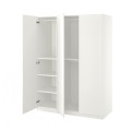 IKEA PAX ПАКС / FORSAND ФОРСАНД Комбинация шкафов, белый / белый, 150x60x201 cм 39500695 395.006.95