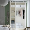 IKEA PAX ПАКС / FORSAND ФОРСАНД Комбинация шкафов, белый / белый, 150x60x236 см 79494305 794.943.05