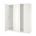 IKEA PAX ПАКС / FORSAND ФОРСАНД Шкаф, белый / белый, 200x60x236 см 79501037 795.010.37