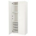 IKEA PAX ПАКС / GRIMO ГРИМО Комбинация шкафов, белый / белый, 100x60x236 см 79478094 794.780.94
