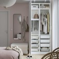 IKEA PAX ПАКС / GRIMO ГРИМО Комбинация шкафов, белый / белый, 100x60x236 см 79478094 794.780.94