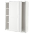 IKEA PAX ПАКС / GRIMO ГРИМО Шкаф, белый / белый, 150x66x201 см 39429779 394.297.79