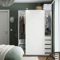 IKEA PAX ПАКС / HASVIK ХАСВИК Комбинация шкафов, белый / белый, 150x66x201 см 09515165 095.151.65