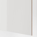 IKEA PAX / HOKKSUND Комбинация шкафов, белый / глянцевый светло-серый, 150x66x236 см 79395819 793.958.19