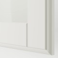 IKEA PAX ПАКС / TYSSEDAL ТИССЕДАЛЬ Шкаф, белый / белый стекло, 200x60x236 см 09300103 | 093.001.03